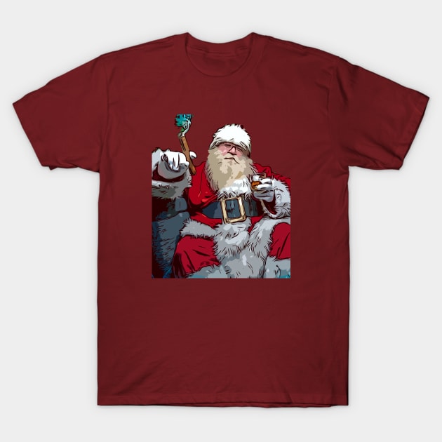 Santa Claus Christmas T-Shirt by FasBytes